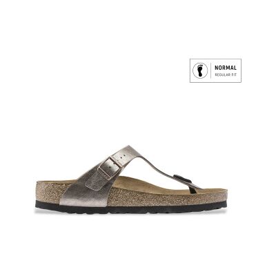 Birkenstocktil Kvinder. 1016144 Sandaler Gizeh Birko-Flor (Regular Pasform) Taupe (38), Fast, Ingen, Casual, Gråt Birkenstocktil Kvinder. 1016144 Sandaler Gizeh Birko-Flor (Regular Pasform) Taupe (38), Fast, Ingen, Casual, Gråt