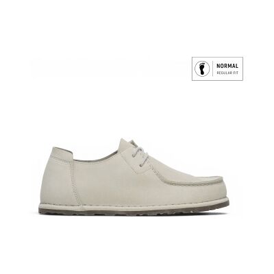 Birkenstocktil Mænd. 1029553 Utti Lace Lædersko (Regular Fit) Off-White (44), Hvid, Fast, Ruskind, Blonder, Casual Birkenstocktil Mænd. 1029553 Utti Lace Lædersko (Regular Fit) Off-White (44), Hvid, Fast, Ruskind, Blonder, Casual