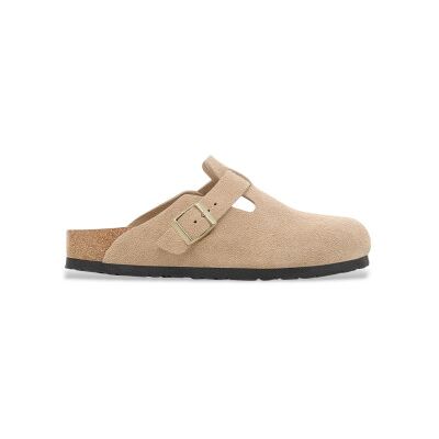 Birkenstocktil Kvinder. 1030883 Læder Boston Clogs (Smal Pasform) Beige (37), Fast, Ingen, Casual Birkenstocktil Kvinder. 1030883 Læder Boston Clogs (Smal Pasform) Beige (37), Fast, Ingen, Casual