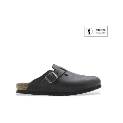 Birkenstockunisex. 59461 Læderclogs Boston (Regular Pasform) Sort (40), Fast, Ingen, Casual Birkenstockunisex. 59461 Læderclogs Boston (Regular Pasform) Sort (40), Fast, Ingen, Casual