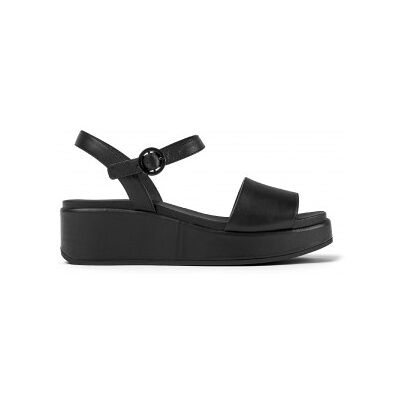 Campertil Kvinder. K200564-012 Misia Læder Sandaler Sort -Platform Højde 5,7cm (40), 5-8 Cm, Spænder, Casual Campertil Kvinder. K200564-012 Misia Læder Sandaler Sort -Platform Højde 5,7cm (40), 5-8 Cm, Spænder, Casual