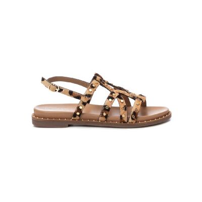 Carmelatil Kvinder. 16239204-Leopardo Sandaler I Læder 162392 Brun (36), Fast, Spænder, Casual, Dyreprint Carmelatil Kvinder. 16239204-Leopardo Sandaler I Læder 162392 Brun (36), Fast, Spænder, Casual, Dyreprint
