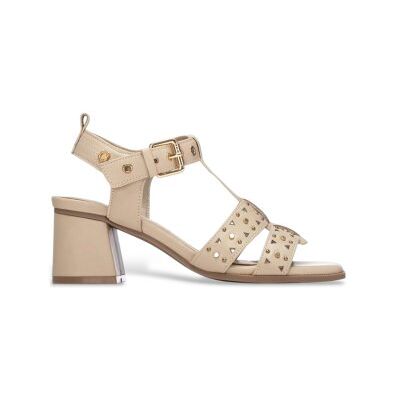 Carmelatil Kvinder. 16325101-Beige Sandaler I Læder 163251 Beige (37), 5-8 Cm, Spænder, Klassisk Carmelatil Kvinder. 16325101-Beige Sandaler I Læder 163251 Beige (37), 5-8 Cm, Spænder, Klassisk