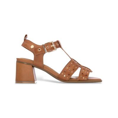 Carmelatil Kvinder. 16325102-Camel Sandaler I Læder 163251 Brun (36), 5-8 Cm, Spænder, Casual, Klassisk Carmelatil Kvinder. 16325102-Camel Sandaler I Læder 163251 Brun (36), 5-8 Cm, Spænder, Casual, Klassisk