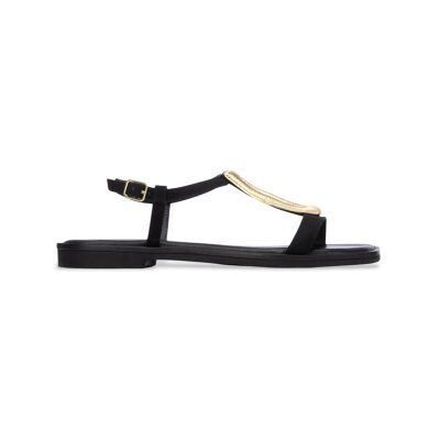 Carmelatil Kvinder. 16329002-Negro Sandaler I Læder 163290 Sort (37), Fast, Spænder, Casual, Klassisk Carmelatil Kvinder. 16329002-Negro Sandaler I Læder 163290 Sort (37), Fast, Spænder, Casual, Klassisk