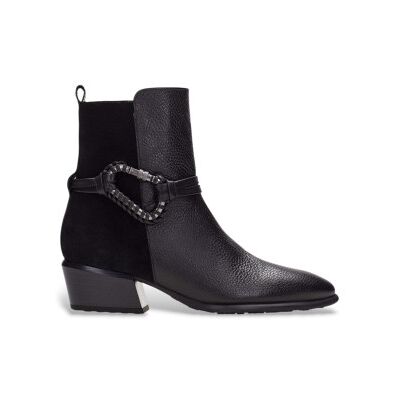 Hispanitastil Kvinder. Phi254297 Verona Ankelstøvler I Læder, Sort (36), 3-5 Cm, Lynlås, Casual Hispanitastil Kvinder. Phi254297 Verona Ankelstøvler I Læder, Sort (36), 3-5 Cm, Lynlås, Casual