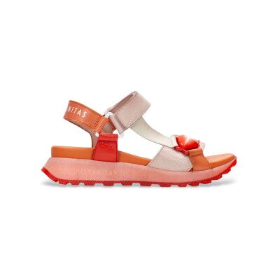 Hispanitastil Kvinder. Chv253896 Maui Koralfarvede Sandaler (36), Læder, 3-5 Cm, Velcro, Casual, Koralfarvet Hispanitastil Kvinder. Chv253896 Maui Koralfarvede Sandaler (36), Læder, 3-5 Cm, Velcro, Casual, Koralfarvet