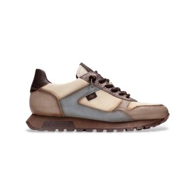 Hispanitastil Kvinder. Chi265095 Oregon Læder Sneakers, Taupe (36), 1-3 Cm, Blonder, Casual, Gråt Hispanitastil Kvinder. Chi265095 Oregon Læder Sneakers, Taupe (36), 1-3 Cm, Blonder, Casual, Gråt