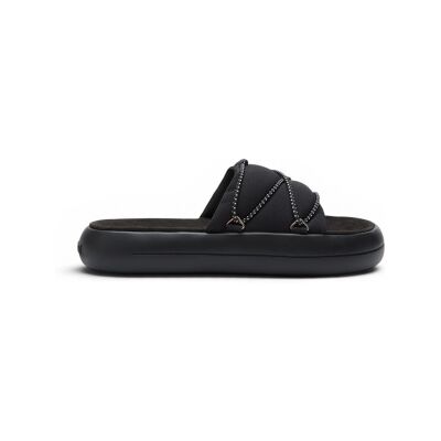 Moon Boottil Kvinder. 80d2420030 Icon Slide Sandals Sort (36), Fast, Velcro, Casual Moon Boottil Kvinder. 80d2420030 Icon Slide Sandals Sort (36), Fast, Velcro, Casual