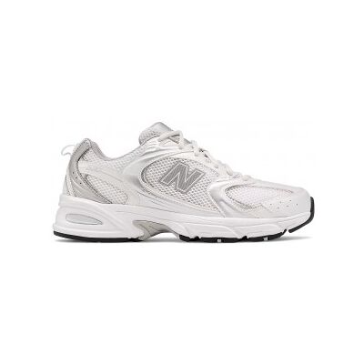 New Balanceunisex. Mr530 Sneakers 530 Hvid (45), Sølvfarvet, Fast, Blonder, Casual, Sport, Løb New Balanceunisex. Mr530 Sneakers 530 Hvid (45), Sølvfarvet, Fast, Blonder, Casual, Sport, Løb