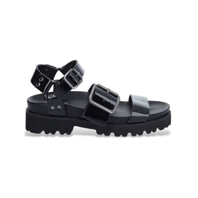 No Nametil Kvinder. Knlcpat Åbne Sandaler Sort (37), Fast, Spænder, Casual No Nametil Kvinder. Knlcpat Åbne Sandaler Sort (37), Fast, Spænder, Casual