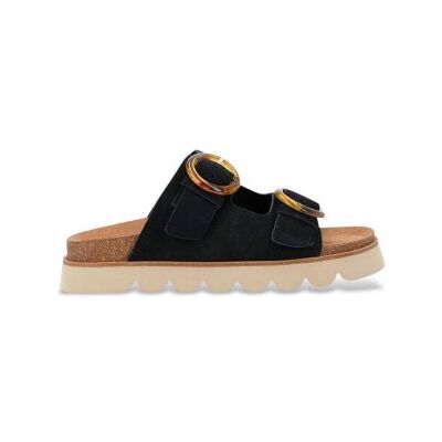 No Nametil Kvinder. Qnxsvs0 Sandy Slap Læder Sandaler Sort (40), Fast, Ingen, Casual No Nametil Kvinder. Qnxsvs0 Sandy Slap Læder Sandaler Sort (40), Fast, Ingen, Casual