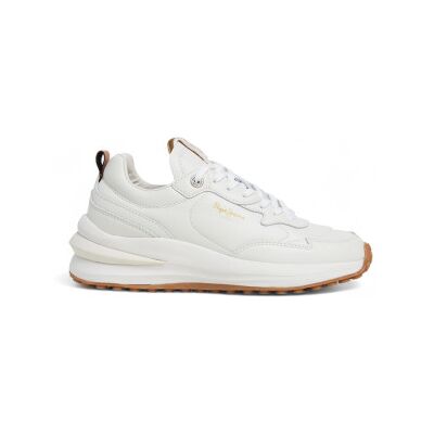Pepe Jeanstil Kvinder. Pls60014 Winslow Action Læder Sneakers Hvid (38), 3-5 Cm, Blonder, Casual Pepe Jeanstil Kvinder. Pls60014 Winslow Action Læder Sneakers Hvid (38), 3-5 Cm, Blonder, Casual