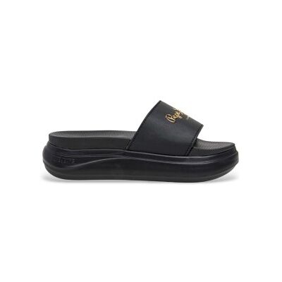 Pepe Jeanstil Kvinder. Pls700001 Bella Log-Sandaler Sort (39), Fast, Ingen, Badetøj, Polyuretan Pepe Jeanstil Kvinder. Pls700001 Bella Log-Sandaler Sort (39), Fast, Ingen, Badetøj, Polyuretan