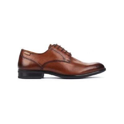 Pikolinostil Mænd. M7j-4187 Brune Bristol-Lædersko (47), 1-3 Cm, Blonder, Klassisk Pikolinostil Mænd. M7j-4187 Brune Bristol-Lædersko (47), 1-3 Cm, Blonder, Klassisk