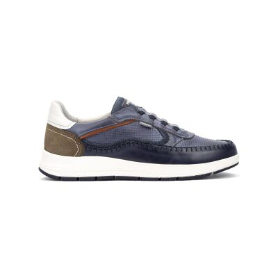 Pikolinostil Mænd. M7w-6423c1 Salamanca Blå Træningssko I Læder (40), Fast, Blonder, Casual, Klassisk Pikolinostil Mænd. M7w-6423c1 Salamanca Blå Træningssko I Læder (40), Fast, Blonder, Casual, Klassisk