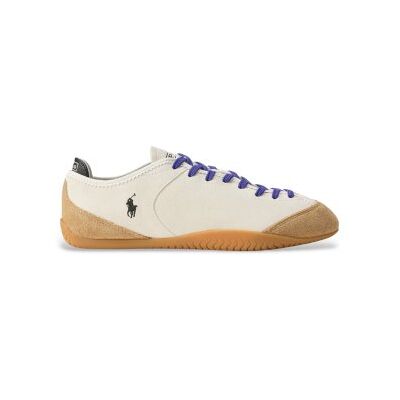 Polo Ralph Laurentil Mænd. 804p15629006 Beige Ruskindssneakers Med Paneler (38), Læder, Fast, Blonder, Casual Polo Ralph Laurentil Mænd. 804p15629006 Beige Ruskindssneakers Med Paneler (38), Læder, Fast, Blonder, Casual