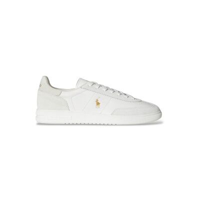 Polo Ralph Laurentil Mænd. 809973701001 Hvide Bedford-Træningssko I Ruskind Og Læder (42), Sort, Fast, Blonder, Casual Polo Ralph Laurentil Mænd. 809973701001 Hvide Bedford-Træningssko I Ruskind Og Læder (42), Sort, Fast, Blonder, Casual