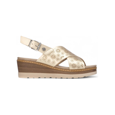 Refreshtil Kvinder. 17516305-Oro Sandaler 175163 Guld (37), Guldfarvet, 5-8 Cm, Spænder, Casual Refreshtil Kvinder. 17516305-Oro Sandaler 175163 Guld (37), Guldfarvet, 5-8 Cm, Spænder, Casual