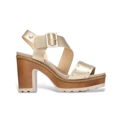 Refreshtil Kvinder. 17520805-Oro Sandaler 175208 Guld (41), Guldfarvet, 8-10, Spænder, Casual Refreshtil Kvinder. 17520805-Oro Sandaler 175208 Guld (41), Guldfarvet, 8-10, Spænder, Casual