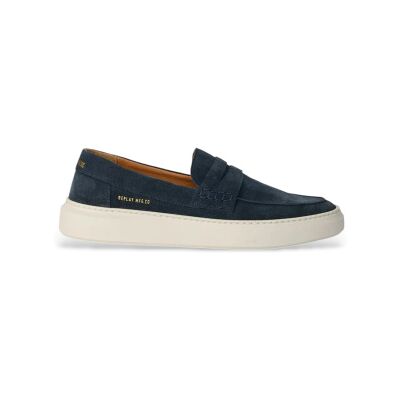 Replaytil Mænd. Rz8h0002l Mokkasiner I Læder Brice Tonal Navy (43), Fast, Ingen, Casual, Klassisk, Blå Replaytil Mænd. Rz8h0002l Mokkasiner I Læder Brice Tonal Navy (43), Fast, Ingen, Casual, Klassisk, Blå