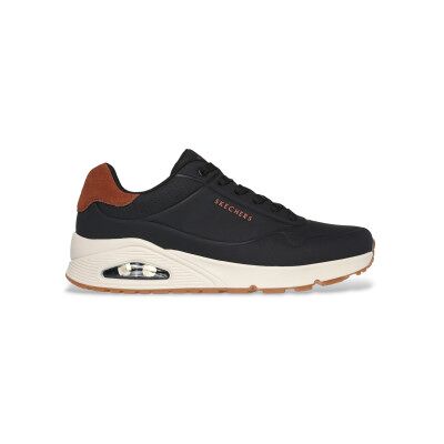 Skecherstil Mænd. 183004 Træningssko Uno Suited On Air Sort (40), Fast, Blonder, Casual Skecherstil Mænd. 183004 Træningssko Uno Suited On Air Sort (40), Fast, Blonder, Casual