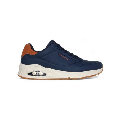 Skecherstil Mænd. 183004 Uno Suited On Air Navy Sneakers (44), Fast, Blonder, Casual, Blå Skecherstil Mænd. 183004 Uno Suited On Air Navy Sneakers (44), Fast, Blonder, Casual, Blå