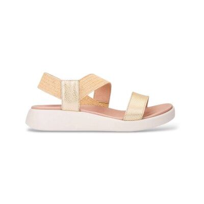Wonderstil Kvinder. C-6553_5681_12242 Sandaler I Læder Mar 53 Guld (36), Guldfarvet, Fast, Ingen, Casual Wonderstil Kvinder. C-6553_5681_12242 Sandaler I Læder Mar 53 Guld (36), Guldfarvet, Fast, Ingen, Casual