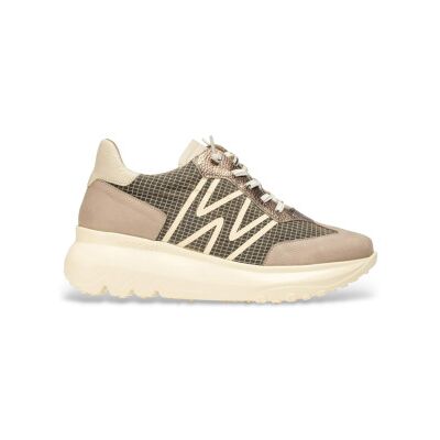 Wonderstil Kvinder. A-4001 Træningssko Ultrafly 01 Taupe (36), Læder, 3-5 Cm, Blonder, Casual, Gråt Wonderstil Kvinder. A-4001 Træningssko Ultrafly 01 Taupe (36), Læder, 3-5 Cm, Blonder, Casual, Gråt