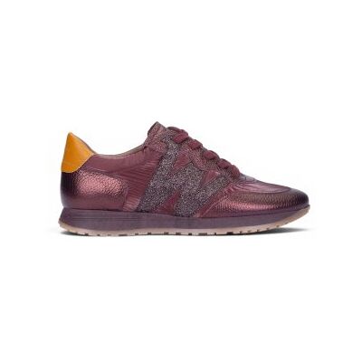 Wonderstil Kvinder. A-4810 Læder Sneakers Tot Bordeaux (36), Fast, Blonder, Casual, Rødbrun Wonderstil Kvinder. A-4810 Læder Sneakers Tot Bordeaux (36), Fast, Blonder, Casual, Rødbrun