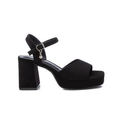Xtitil Kvinder. 14147101-Negro Ms Antelina Læder Sandaler Sort (36), 5-8 Cm, Ruskind, Spænder, Casual, Party Xtitil Kvinder. 14147101-Negro Ms Antelina Læder Sandaler Sort (36), 5-8 Cm, Ruskind, Spænder, Casual, Party