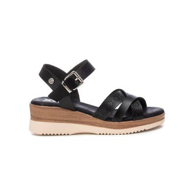 Xtitil Kvinder. 14385104-Negro Sandaler 143851 Sort (36), 3-5 Cm, Spænder, Casual Xtitil Kvinder. 14385104-Negro Sandaler 143851 Sort (36), 3-5 Cm, Spænder, Casual