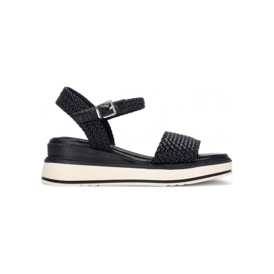 Xtitil Kvinder. 14525102-Negro Sandaler 145251 Sort (38), Stof, 3-5 Cm, Spænder, Casual Xtitil Kvinder. 14525102-Negro Sandaler 145251 Sort (38), Stof, 3-5 Cm, Spænder, Casual