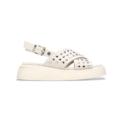 Xtitil Kvinder. 14523902-Hielo Sandaler 145239 Off-White (35), Hvid, Fast, Spænder, Casual Xtitil Kvinder. 14523902-Hielo Sandaler 145239 Off-White (35), Hvid, Fast, Spænder, Casual