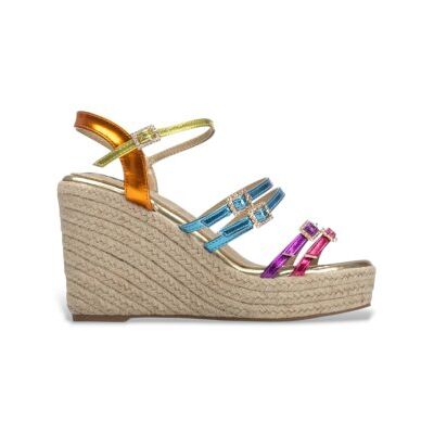 Xtitil Kvinder. 14542301-Multicolor Sandaler 145423 Flerfarvet (36), 8-10, Spænder, Casual, Party, Sport Xtitil Kvinder. 14542301-Multicolor Sandaler 145423 Flerfarvet (36), 8-10, Spænder, Casual, Party, Sport