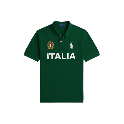 Polo Ralph Laurentil Drenge. 323b23442001 Poloshirt I Italiensk Bomuldspiké Grøn ((S) 6/7años= 136/138cm), Casual, Korte Ærmer, Børnetøj Polo Ralph Laurentil Drenge. 323b23442001 Poloshirt I Italiensk Bomuldspiké Grøn ((S) 6/7años= 136/138cm), Casual, Korte Ærmer, Børnetøj