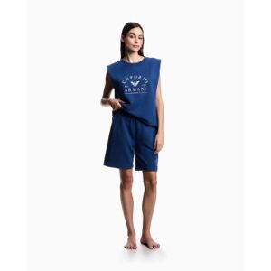 Giorgio Armani Emporio Armanitil Kvinder. Ew000496_af19031 Bermudashorts Iconic Light Terry Navy (Xl), Blå, Afslappet, Bomuld Giorgio Armani Emporio Armanitil Kvinder. Ew000496_af19031 Bermudashorts Iconic Light Terry Navy (Xl), Blå, Afslappet, Bomuld