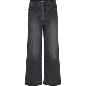 Numph DK Nümph - NUPARIS CROPPED JEANS - DARK GREY - Dark Grey Denim - 36