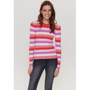 Numph DK Nümph - NUBERRY STRIPE PULLOVER - Teaberry - M