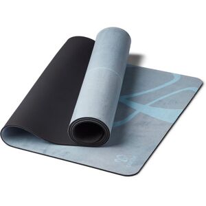 Carite Natural Rubber Yogamåtte Unisex Fitnessudstyr Blå One Size