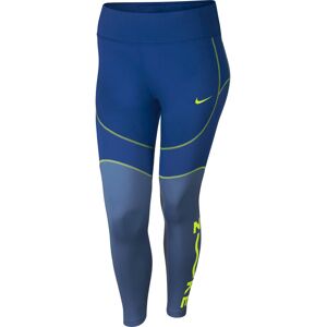 Nike One 7/8 Tights (plus Size) Damer Træningstights Blå Xxl