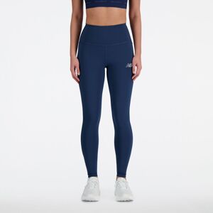 New Balance Athletics Sleek 27 Inch High Rise Tights Damer Tøj Blå L