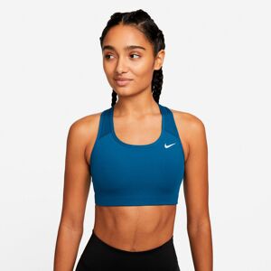 Nike Swoosh Mediumsupport Sportsbh Damer Tøj Blå Xs