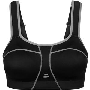 Purelime Padded Athletic Sports Bh Damer Tøj Sort 80b