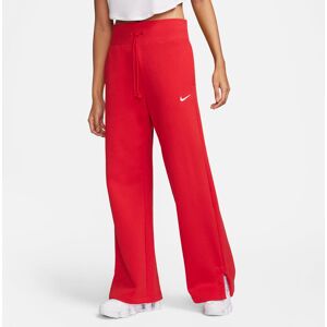 Nike Sportswear Phoenix Fleece Highwaisted Wideleg Bukser Damer Bukser Rød L