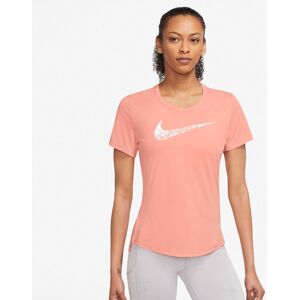 Nike Swoosh Run Løbe Tshirt Damer Kortærmet Tshirts Pink Xs