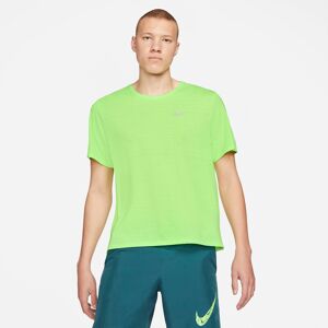 Nike Drifit Miler Løbe Tshirt Herrer Tøj Grøn 2xl