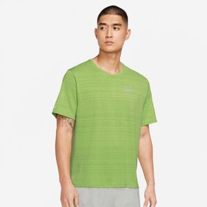 Nike Drifit Miler Løbe Tshirt Herrer Tøj Grøn Xl