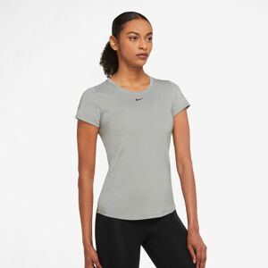 Nike Drifit One Slim Fit Trænings Tshirt Damer Tøj Grå L