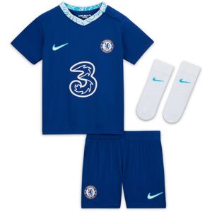 Nike Chelsea Fc 22/23 Hjemmebanesæt Unisex Kortærmet Tshirts Blå 2436